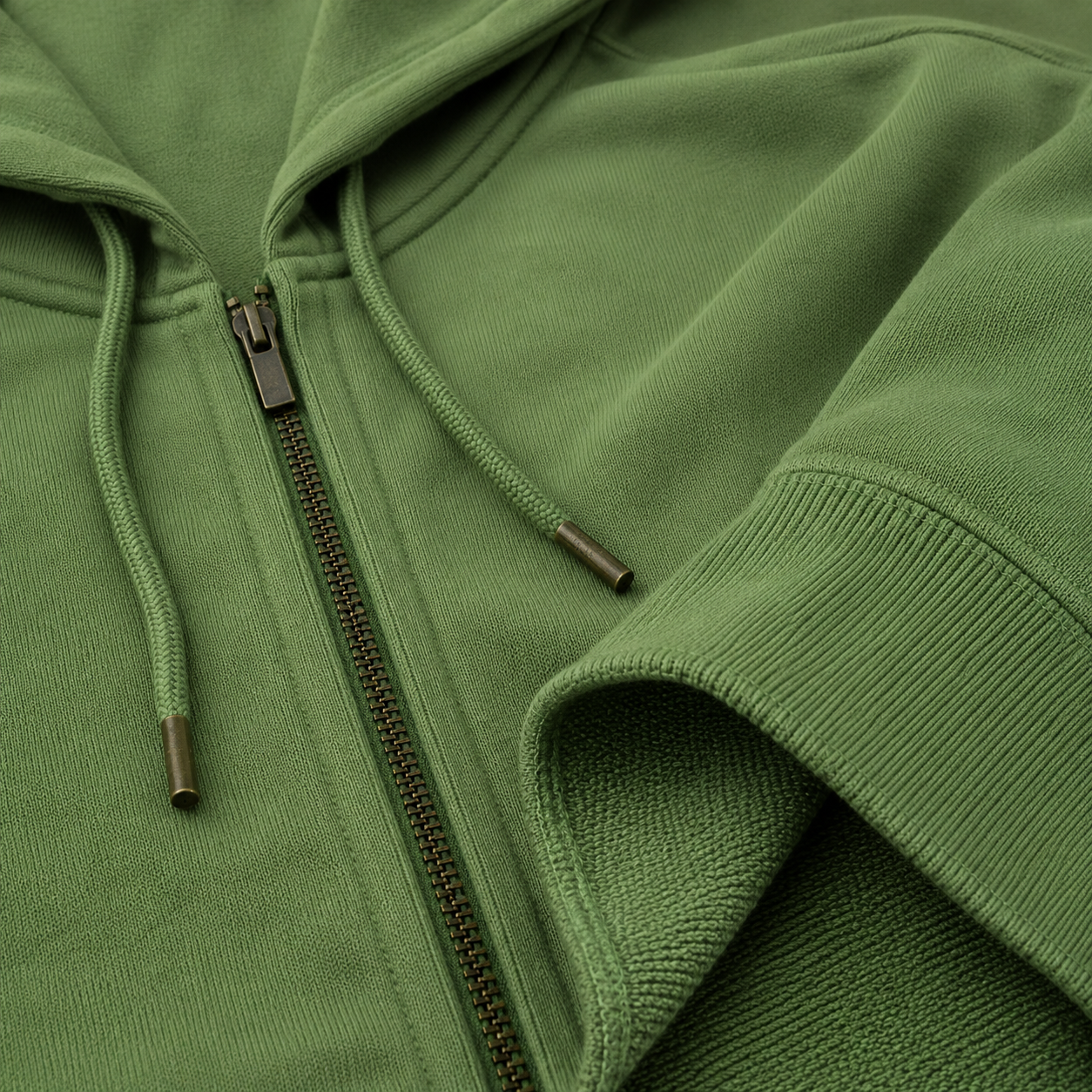 Canopy Zip Hoodie - Leaf