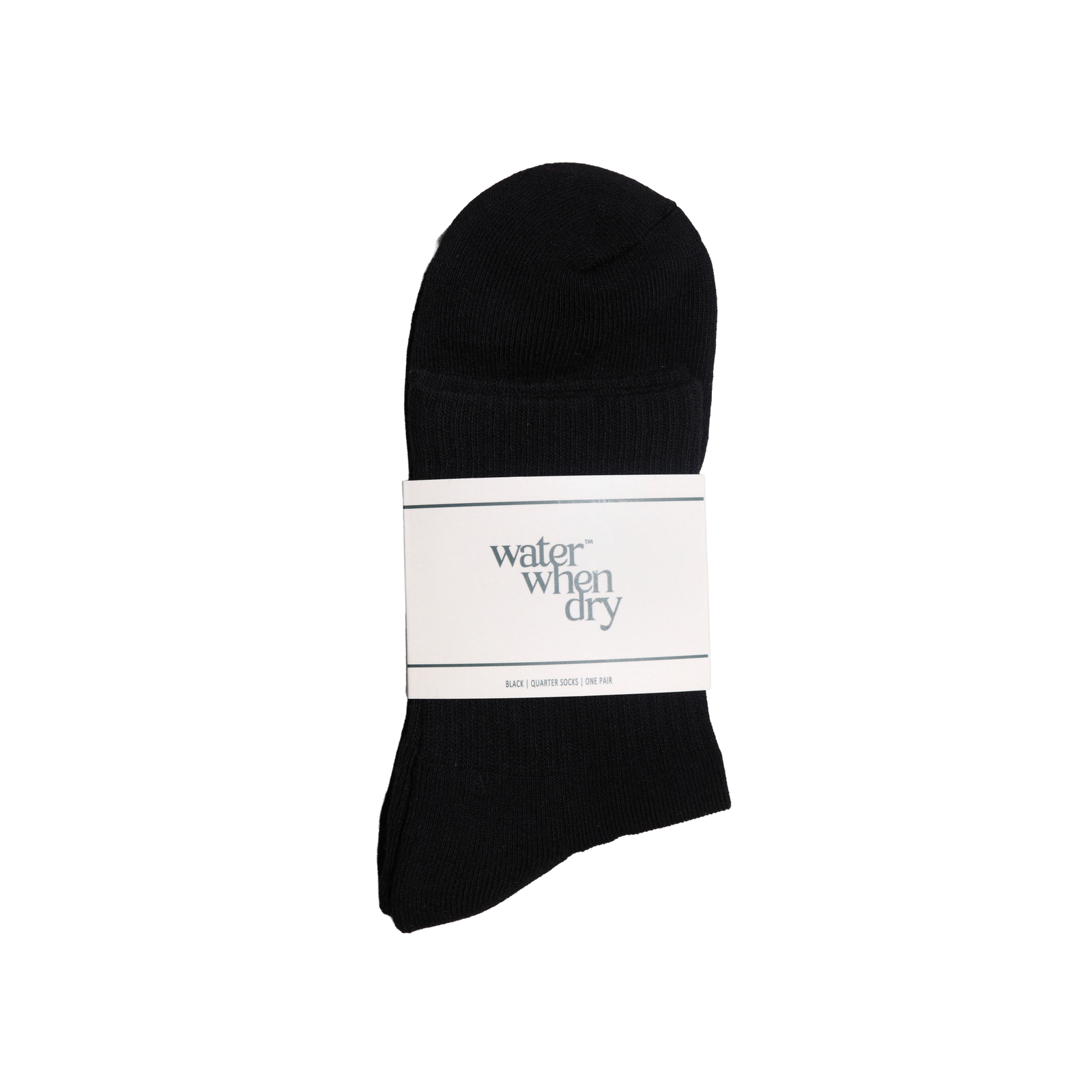 Logo Quarter - Black