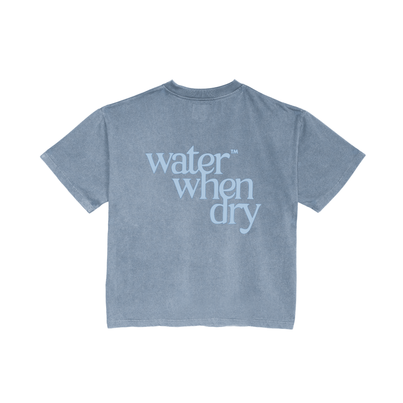 Logo Tee - Dusty Blue