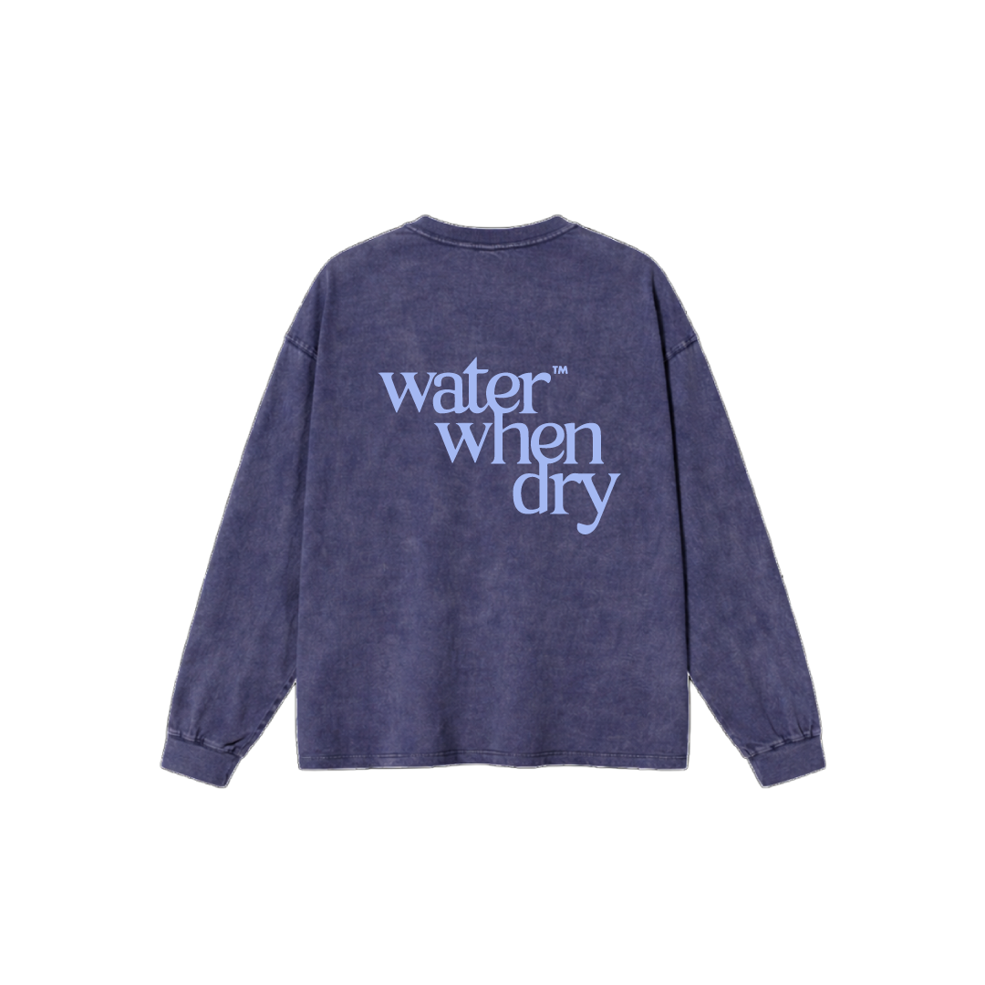 Logo LS Tee - Washed Plum