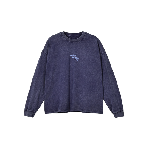 Logo LS Tee - Washed Plum