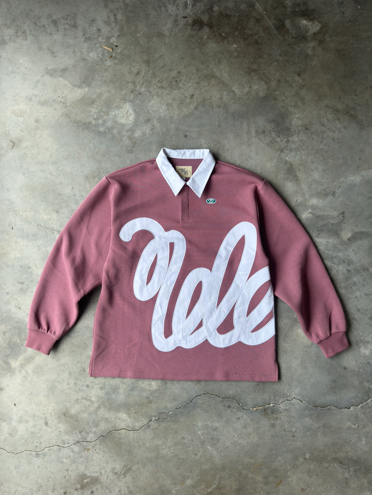 Pink Pullover, flat lay