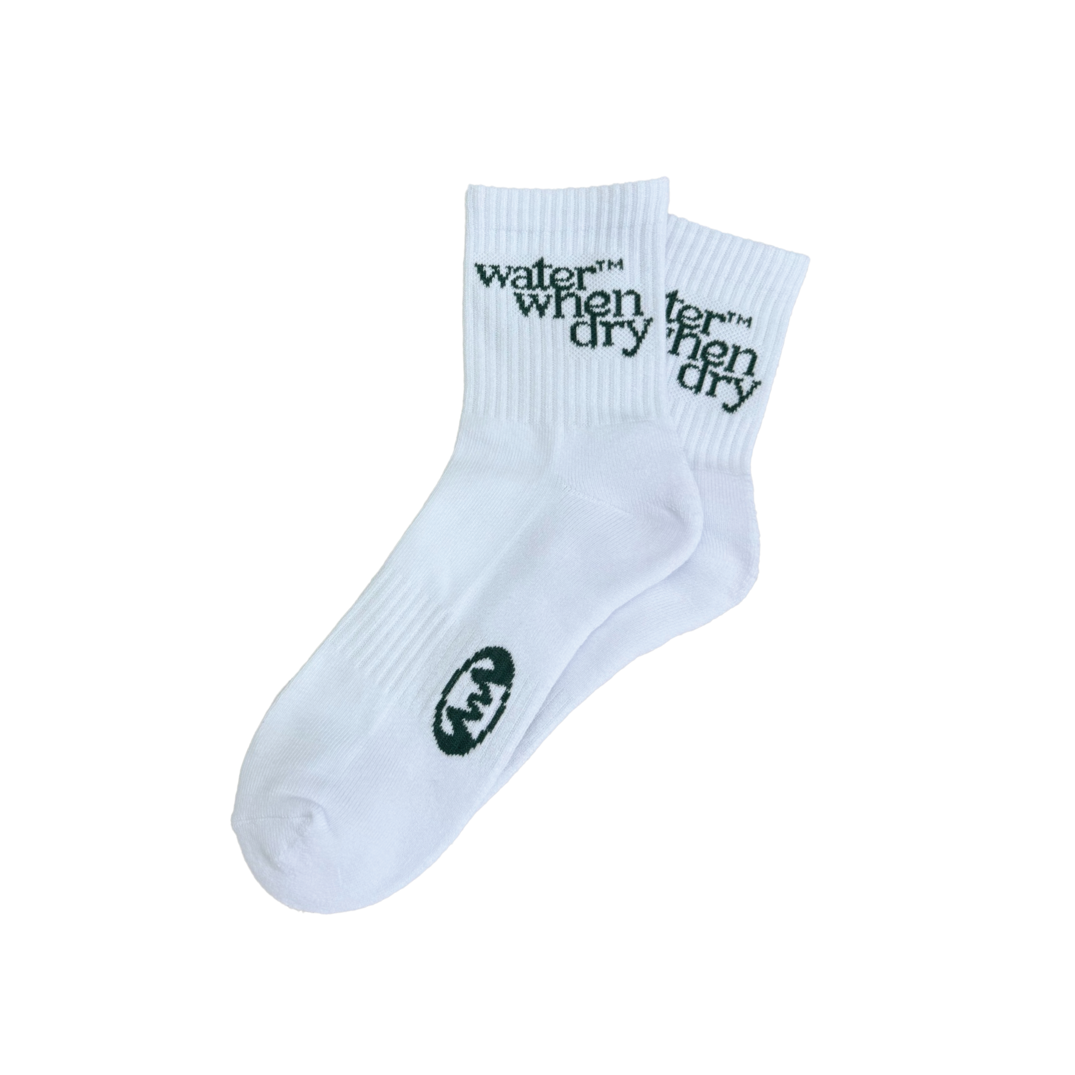 Logo Quarter - White