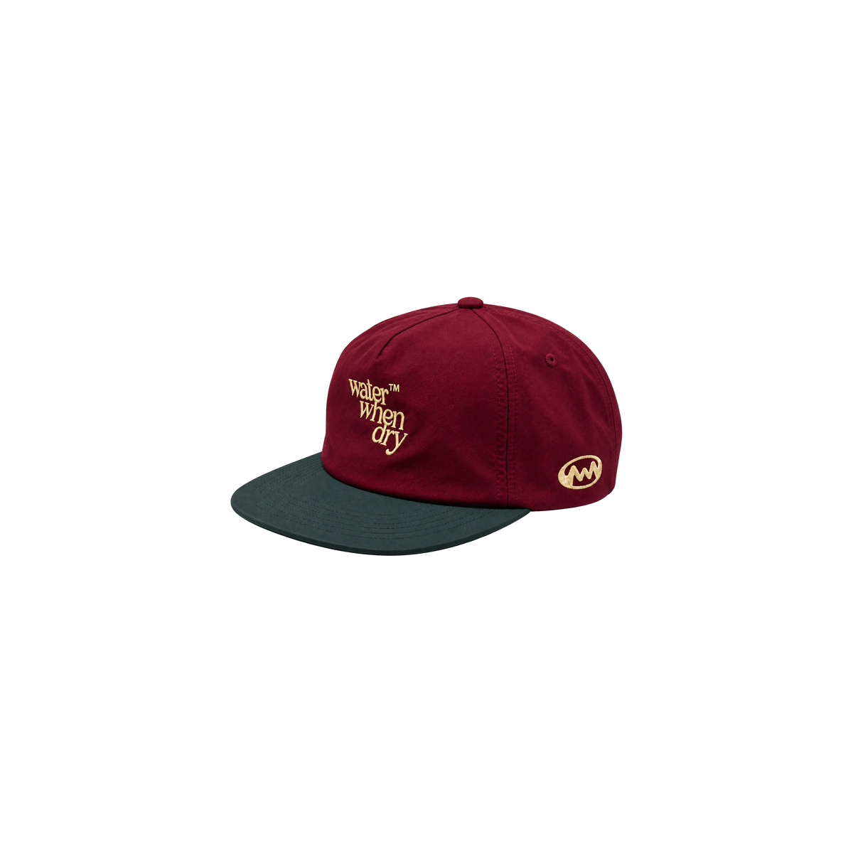 Utility Cap - Burgundy, side